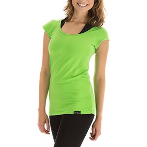 WINSHAPE Women’s Short-sleeved Top WTR4 Fitness Leisure Yoga Pilates, Womens, Kurzarmshirt Fitness Freizeit Yoga Pilates, apple green, L