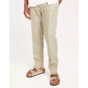 J Lindeberg Baron Tencel Linen Pants Hørbukser Beige