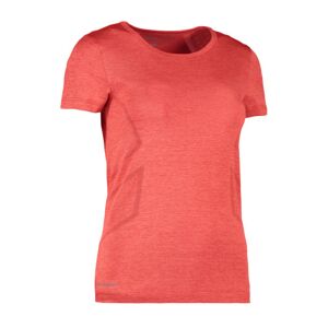 Geyser Dame Sømløs T-Shirt, G11020, Rød Melange, Str. 2xl