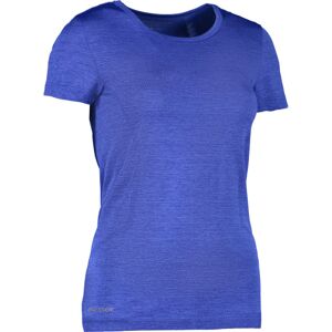 Geyser Dame Sømløs T-Shirt, G11020, Kongeblå Melange, Str. M M Blå melange