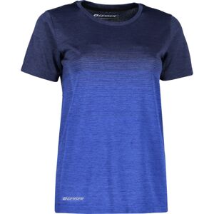 Geyser Dame Sømløs Stribet T-Shirt, G11024, Navy Melange, L L Navy