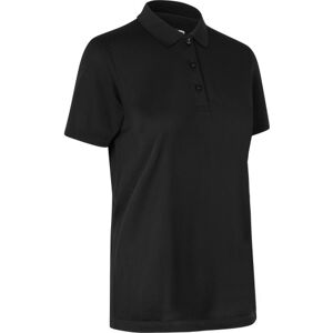 ID Identity Id Active Dame Poloshirt 0573, Sort, Str. 4xl XXXXL Sort