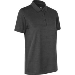 ID Identity Id Active Dame Poloshirt 0573, Grafit Melange, Str. 4xl XXXXL Grafit melange