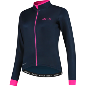 Rogelli Essential Ls Lady Cykeltrøje, Blue/pink, Small - Dame - Blå