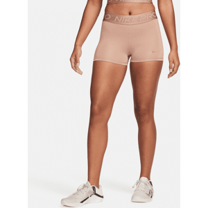 Nike Pro-shorts med mellemhøj talje (8 cm) til kvinder - brun brun XS (EU 32-34)