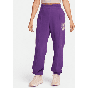 Nike Sportswear-joggers i fleece til kvinder - lilla lilla L (EU 44-46)