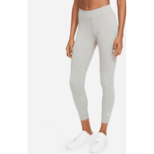 Nike Sportswear Essential-7/8-leggings med mellemhøj talje til kvinder - grå grå XS (EU 32-34)