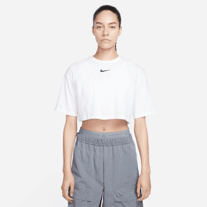 Kort Nike Sportswear-T-shirt til kvinder - hvid hvid XS (EU 32-34)