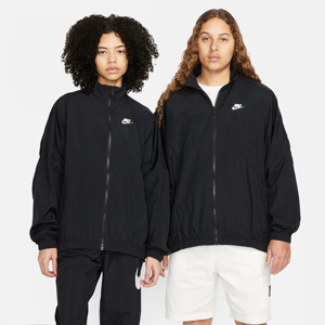 Vævet Nike Sportswear Essential Windrunner-jakke til kvinder - sort sort M (EU 40-42)