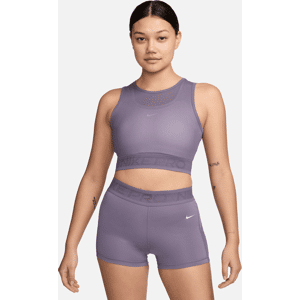 Nike Pro-tanktop i mesh til kvinder - lilla lilla XS (EU 32-34)