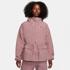 Oversized Nike Sportswear Everything Wovens-jakke med hætte til kvinder - lilla lilla S (EU 36-38)