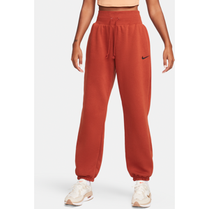 Overdimensionerede Nike Sportswear Phoenix Fleece-sweatpants med høj talje til kvinder - Orange Orange S (EU 36-38)