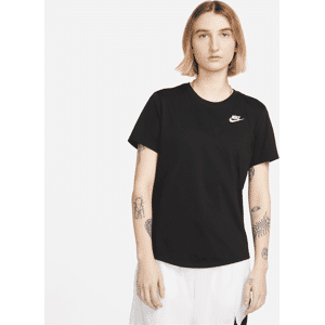 Nike Sportswear Club Essentials-T-shirt til kvinder - sort sort L (EU 44-46)