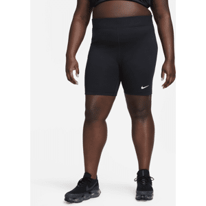 Nike Sportswear Classic-cykelshorts med høj talje (20 cm) til kvinder (plus size) - sort sort 2X