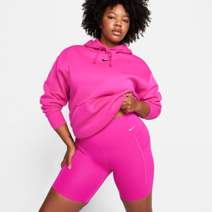 Nike Universa-cykelshorts (20 cm) med medium støtte, høj talje og lommer til kvinder - Pink Pink S (EU 36-38)