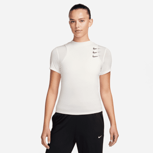 Nike Dri-FIT ADV Running Division-løbeoverdel med korte ærmer til kvinder - brun brun XL (EU 48-50)