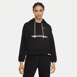 Nike Dri-FIT Swoosh Fly Standard Issue-basketball-pullover-hættetrøje til kvinder - sort sort XL (EU 48-50)