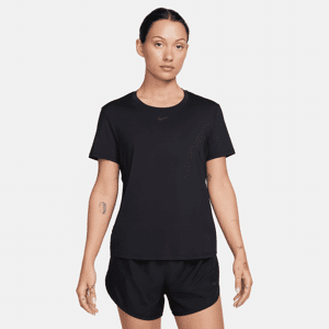 Kortærmet Nike One Classic Dri-FIT-trøje til kvinder - sort sort 3XL