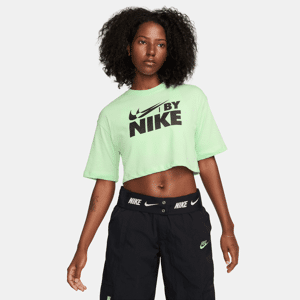 Kort Nike Sportswear-T-shirt til kvinder - grøn grøn M (EU 40-42)