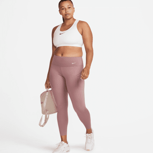 Nike Go-7/8-leggings med højt støtteniveau, mellemhøj talje og lommer til kvinder - lilla lilla XXS (EU 30)