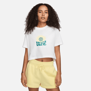 Nike Sportswear-T-shirt til kvinder - hvid hvid L (EU 44-46)