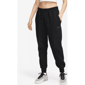 Nike Sportswear Tech Fleece-joggers med mellemhøj talje til kvinder - sort sort XS (EU 32-34)