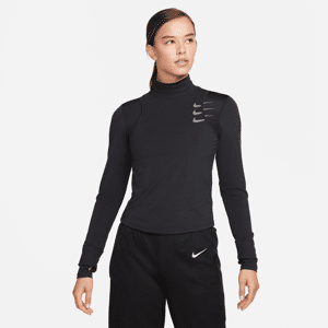 Nike Dri-FIT ADV Running Division-langærmet løbeoverdel til kvinder - sort sort L (EU 44-46)