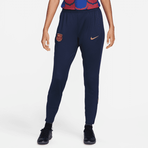 FC Barcelona Strike Nike Dri-FIT-fodboldbukser til kvinder - blå blå XS (EU 32-34)