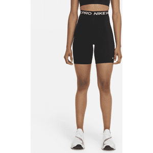 Nike Pro 365-shorts (18 cm) med høj talje til kvinder - sort sort S (EU 36-38)