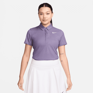 Kortærmet Nike Dri-FIT ADV Tour-golfpolo til kvinder - lilla lilla XL (EU 48-50)