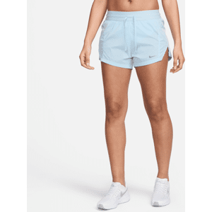 Nike Running Division-løbeshorts (7,5 cm) med mellemhøj talje og indershorts til kvinder - blå blå L (EU 44-46)