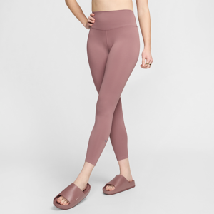 Højtaljede Nike One-7/8-leggings - lilla lilla M (EU 40-42)