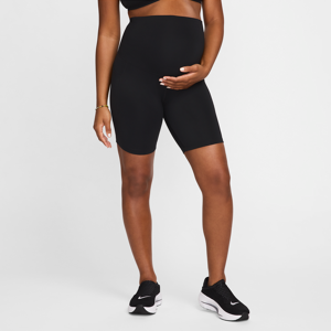 Nike (M) One Dri-FIT-cykelshorts (20 cm) med høj talje og lommer til kvinder (Maternity) - sort sort XS (EU 32-34)