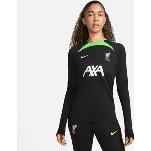 Liverpool FC Strike-Nike Dri-FIT-fodboldtræningstrøje med rund hals til kvinder - sort sort M (EU 40-42)