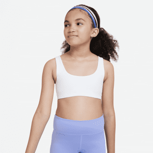 Nike Alate All U-sports-bh til større børn (piger) - hvid hvid L