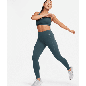 Nike Universa-leggings i fuld længde med medium støtte, høj talje og lommer til kvinder - grøn grøn S (EU 36-38)