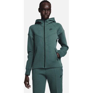 Nike Sportswear Tech Fleece Windrunner–hættetrøje med lynlås til kvinder - grøn grøn M (EU 40-42)