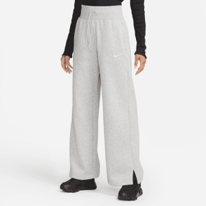 Nike Sportswear Phoenix Fleece-sweatpants med høj talje og brede ben til kvinder - grå grå XL (EU 48-50)