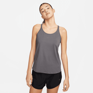 Nike One Classic Dri-FIT-tanktop med stropper til kvinder - grå grå S (EU 36-38)