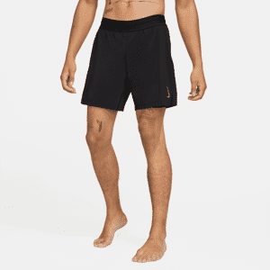 Nike Yoga-2-i-1-shorts til mænd - sort sort S