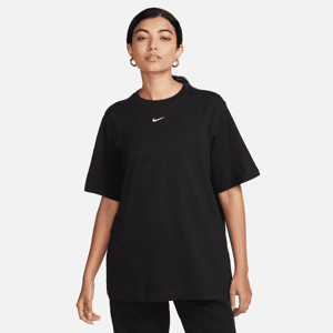 Nike Sportswear Essential-T-shirt til kvinder - sort sort XL (EU 48-50)