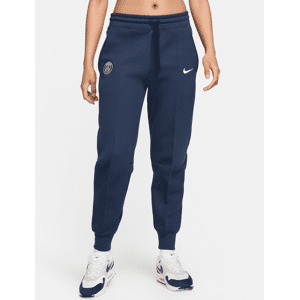 Paris Saint-Germain Tech Fleece Nike Football-joggers med mellemhøj talje til kvinder - blå blå M (EU 40-42)