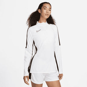 Nike Dri-FIT Academy-fodboldtræningstop til kvinder - hvid hvid XL (EU 48-50)