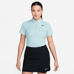 Kortærmet Nike Dri-FIT ADV Tour-golfpolo til kvinder - blå blå XXL (EU 52-54)