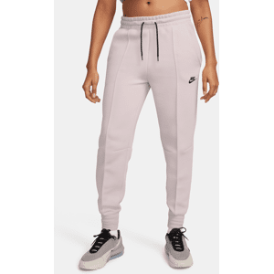 Nike Sportswear Tech Fleece-joggers med mellemhøj talje til kvinder - lilla lilla M (EU 40-42)