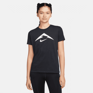 Nike Trail Dri-FIT-T-shirt til kvinder - sort sort XS (EU 32-34)
