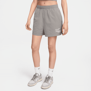 Nike Sportswear-vævede shorts til kvinder - grå grå XS (EU 32-34)
