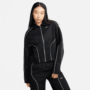 Vævet Nike Sportswear-jakke til kvinder - sort sort XXL (EU 52-54)