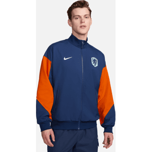 Holland Strike Nike Dri-FIT-fodboldjakke til mænd - blå blå S