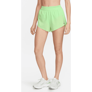 Nike AeroSwift Dri-FIT ADV-løbeshorts med indershorts (7,5 cm) og mellemhøj talje og til kvinder - grøn grøn XS (EU 32-34)